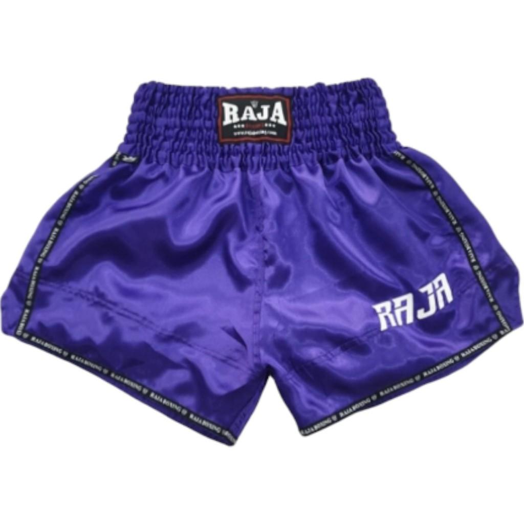 Raja Muay Thai MMA Kickboxing шорты ретро винтажные штаны принт 3D атлас эластичный пояс бой боевые искусства тренировки быстросохнущие