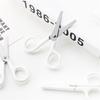 Mini for Paper Student Stainless Steel Scissor Office Scissor White Color White Tiny Scissors