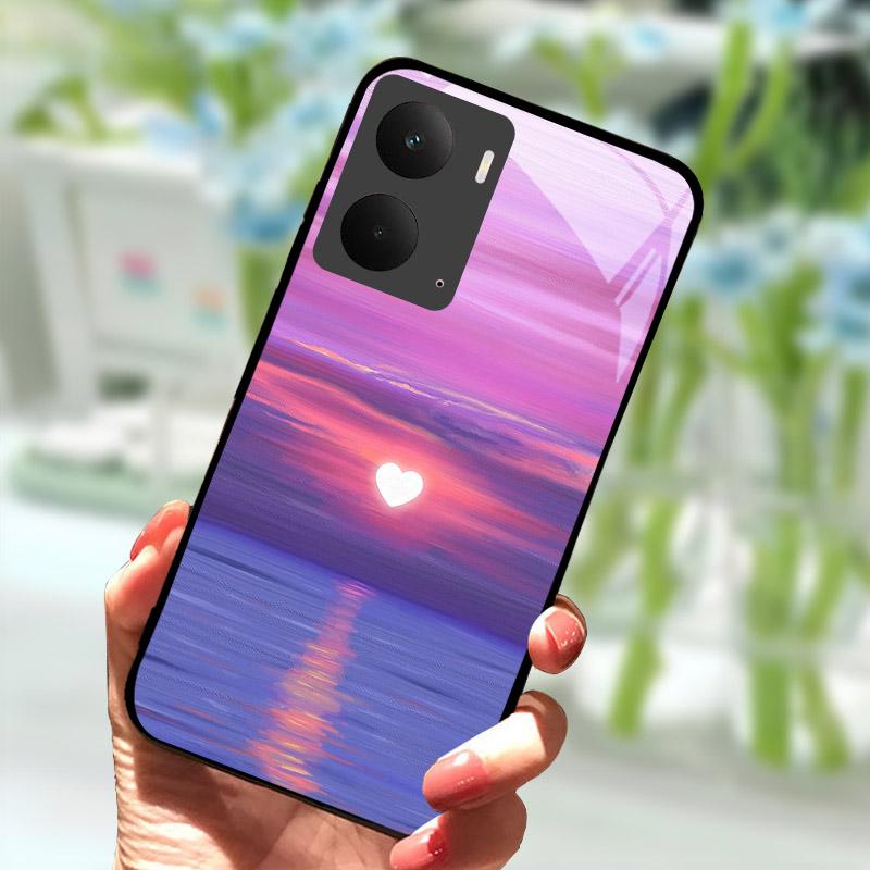 For Realme P3 5G Case Tempered Glass Back Cover For Realme P3 5G Shockproof Back Cover RealmeP3 P 3 Hard PC Protective Shell