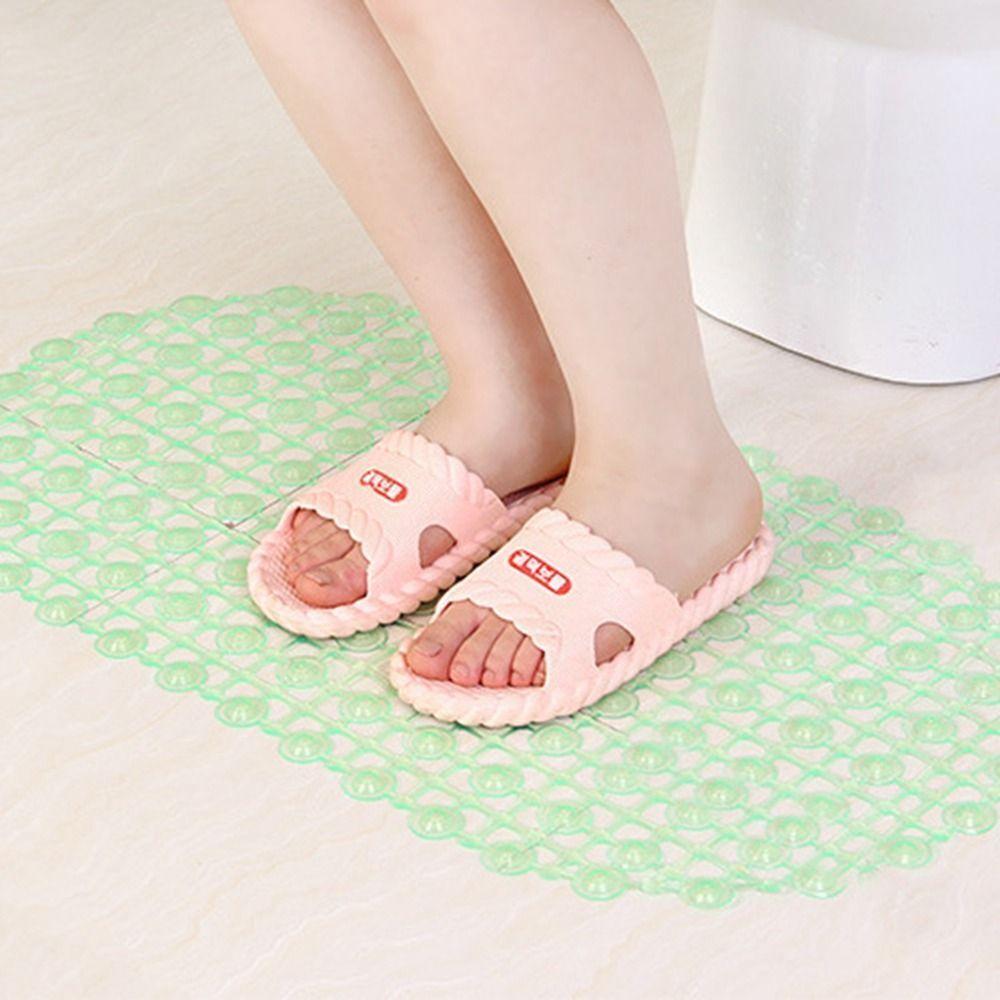 Safety Massage PVC Sucker Shower Floor Mat Bath Mat Anti-slip Mat Non-slip Rug