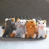 Bell Adorable Plush Cat Pendant Doll Keychain Bag Charm Couple Keyring Gifts