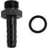 Aluminum -10 AN ORB Male to 1/2"(12.7mm) Barb Push On Hose Fitting Adapter Black
