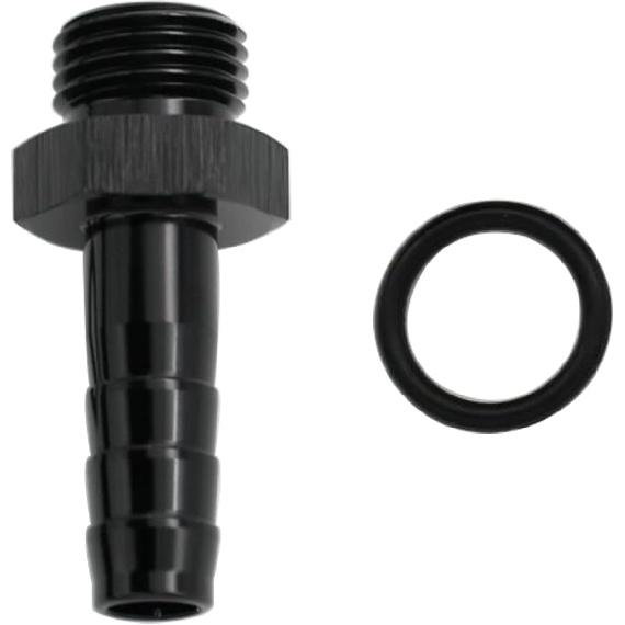 Aluminum -10 AN ORB Male to 1/2"(12.7mm) Barb Push On Hose Fitting Adapter Black