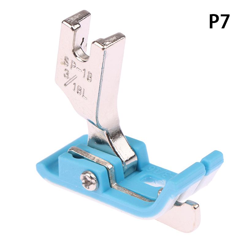 1 шт. Пластиковая лапка для пришивания края SP-18, лапка для пришивания встроенной линии, пластиковая лапка из воловьей жилы для плоской машины, швейные аксессуары
