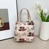 Large Capacity 2024 Stylish Casual Tote Bag For Work With Fun Cartoon Design And Comfortable Fabric