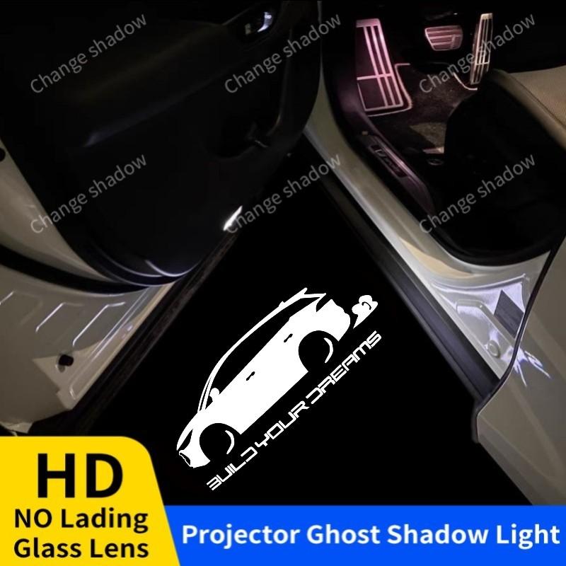 2 шт. HD LED Подсветка дверей автомобиля Проектор Световой Призрачная тень Атмосферный свет Для BYD ATTO3 YUAN PLUS Han Sealion 6 Song Plus
