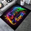 Gaming Rug for Boys Room Gamer Rug with Controller Design Carpet for Game Room Bedroom Decor Non-slip Machine Washab Mat