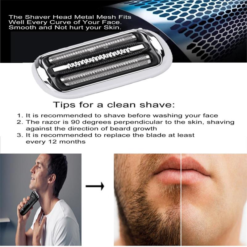 Оригинальная сменная бритвенная головка Braun Series 3 32B 32S 21B Режущий блок Сетка для моделей 301S 310S 320S 340S 360S 3040S 3050cc