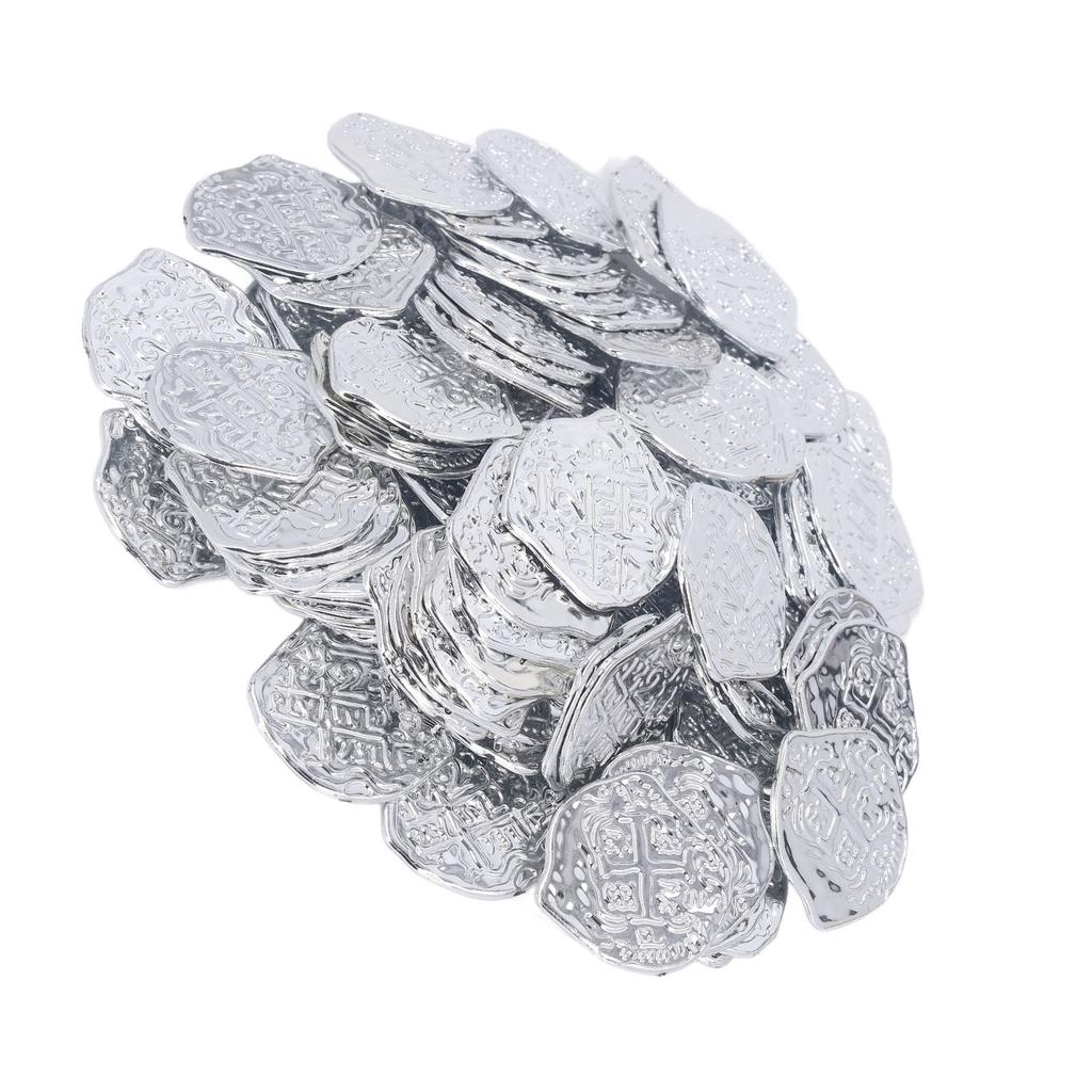 100 шт. Пиратские монеты Декор Высокая имитация Специальные узоры Фестиваль Декоративные монеты для Хэллоуина