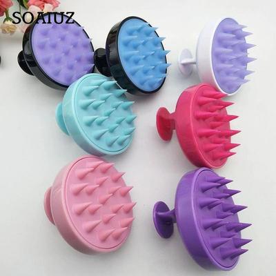 Спа-шампунь для волос, силиконовая щетка, насадка для тела, кожи головы, массажная щетка для душа, ванны, расческа для мытья волос