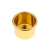 10Pcs Mini Round Candle Cup Gold Diy Candlestick Making Tray Holder Container Accessory Aluminium Home Party Decor Parts
