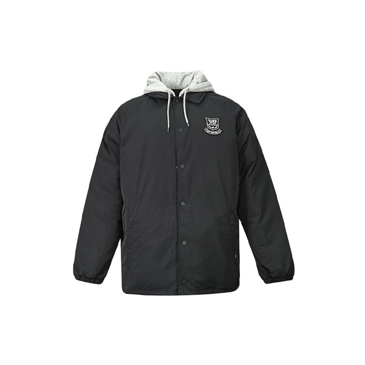 Vans Куртка с капюшоном и рисунком черепа, мужские куртки, черная VN0A5F74BLK