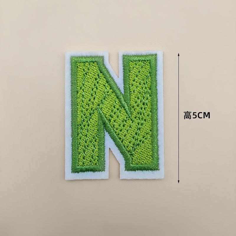 26 шт. цветных термоклеевых нашивок с буквами, вышитых патчей AZ, аппликация на одежду, платья, шляпы, носки, джинсы, аксессуары для самостоятельного изготовления