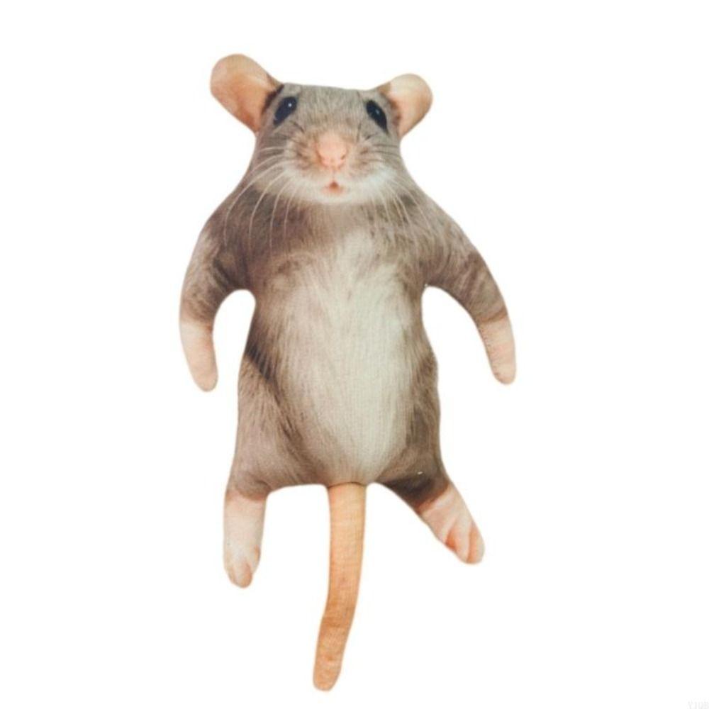 12/24cm Simulated Mouse Doll Plush Animal Figure Doll Gift Cartoon Mouse Doll Friend Gift