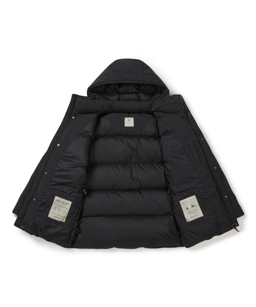 Snowpeak Apparel Land Mid-Length Heavy Down Jacket (S25Wmgdj64) Dark Charcoal