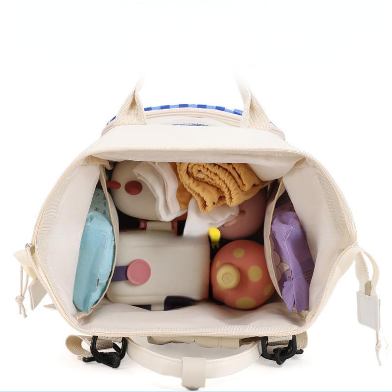 Модная сумка для мамы с клубничным принтом, большая вместительная сумка для хранения детских вещей, легкий многофункциональный рюкзак