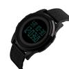 Men's Waterproof Digital Sports Watch, Multifunctional, 12/24 Hour Display, LED Backlight, Stopwatch, Alarm, Military Style, Simple Design with Rubber