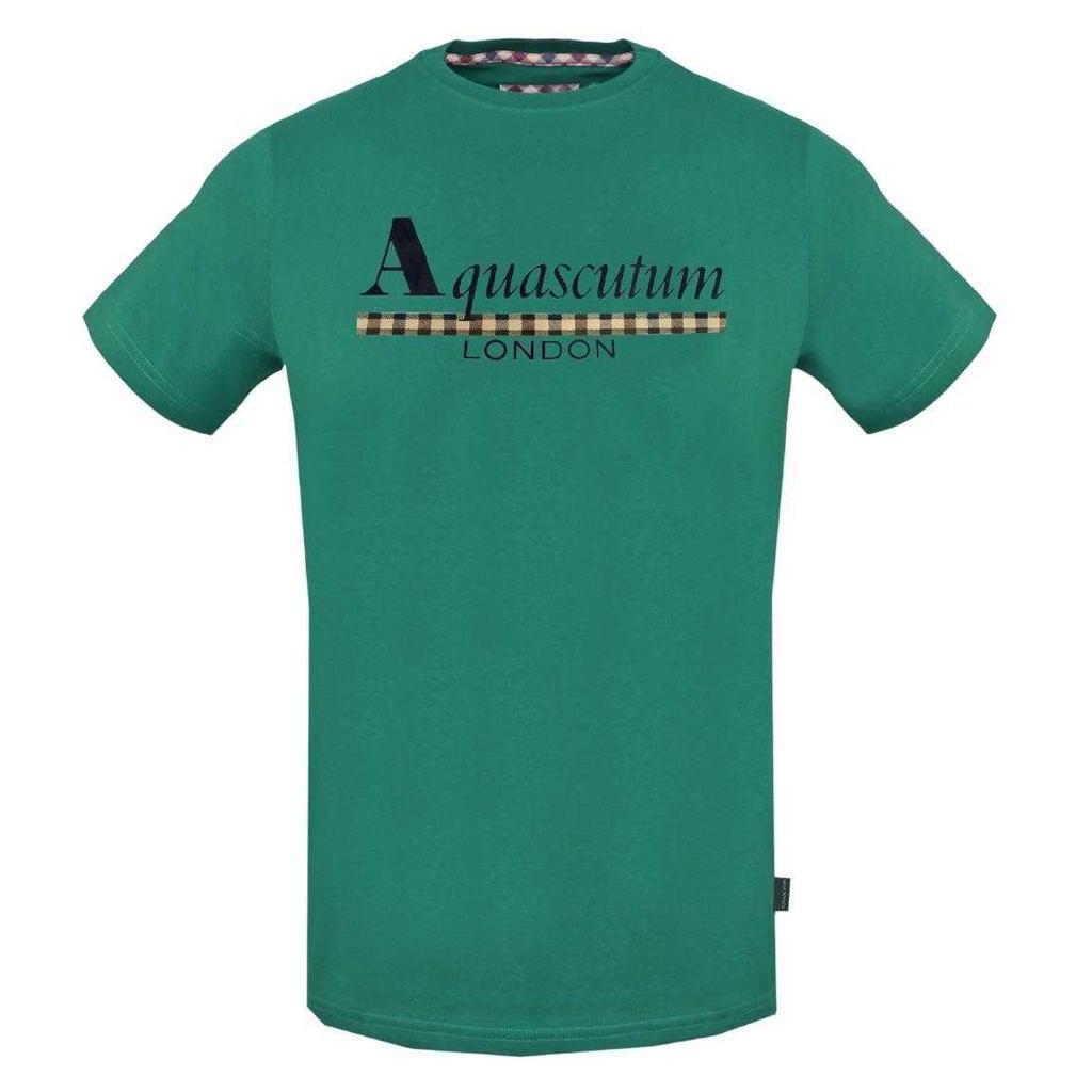 Aquascutum Mens Strip Logo T-Shirt