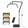 30W Floor LED Video Light Foldable LED Fill Light Beauty Floor Moon Lamp 3200K 5600K Dimmable with Adjustable Metal