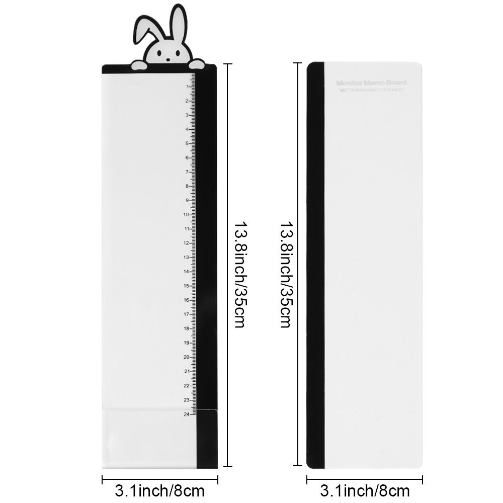 Record Stationery PC Screen Message Memo Board Remind Memo Pad Label sticker Desktop Plastic Holder