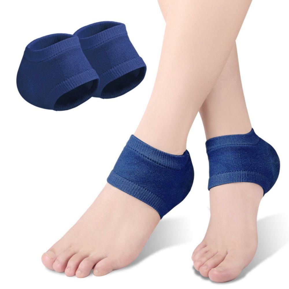 Care Protectors Thin Socks Foot Skin With Hole Moisturizing Gel Heel Protector Female Socks Half-yard Socks Silicone Heel Pads