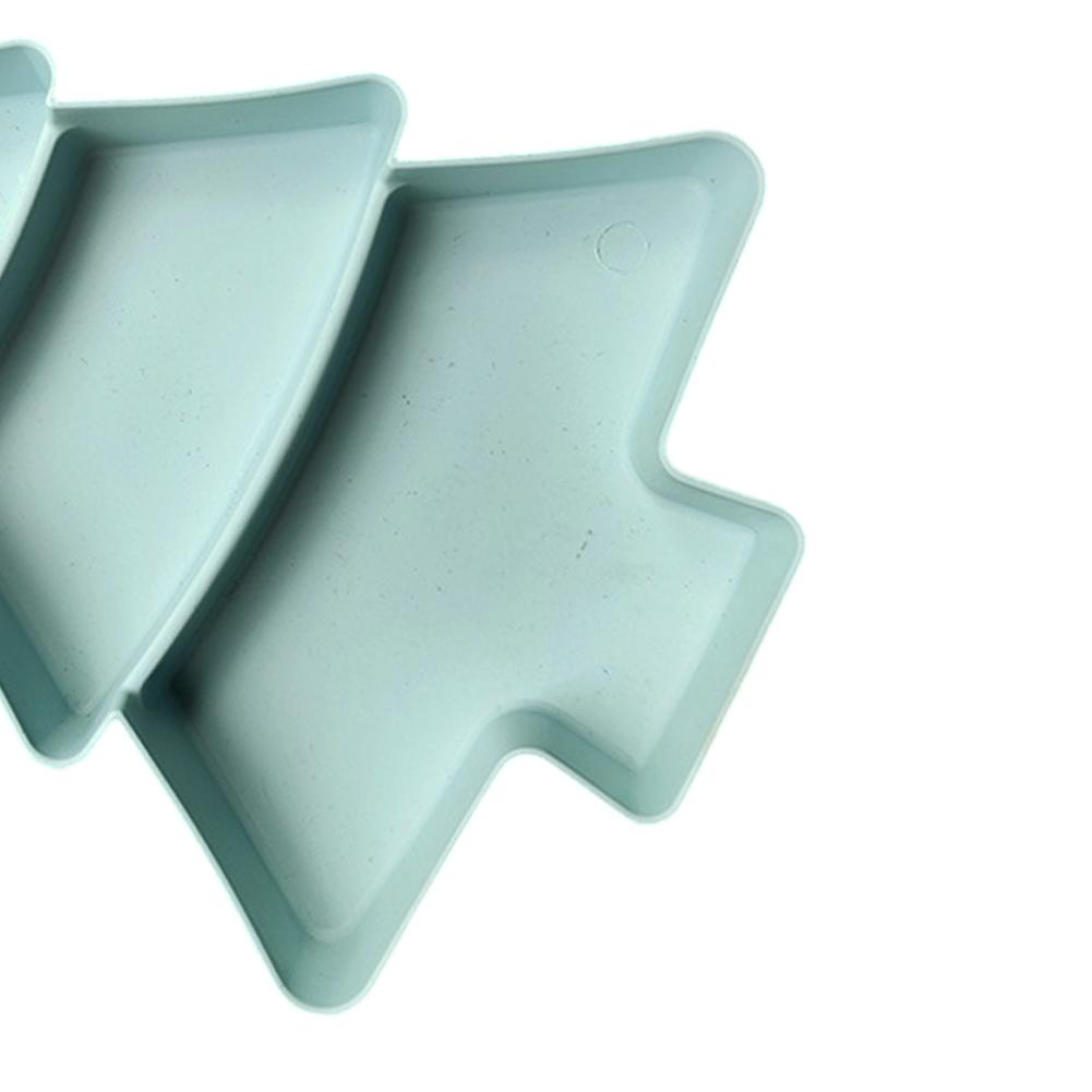 Рождественская елка Фруктовая тарелка Конфеты Рождественское украшение (Светло-синий)