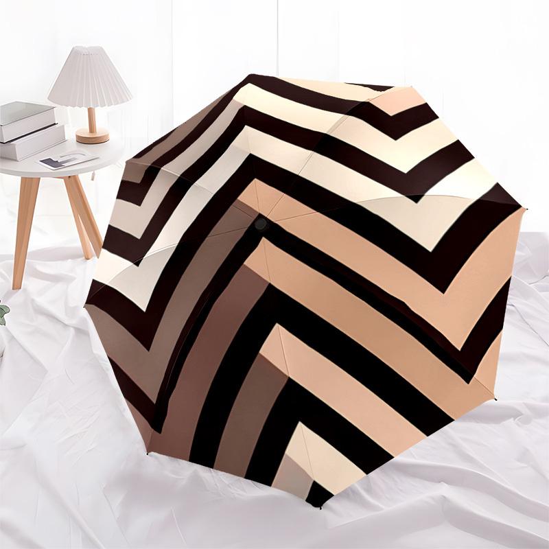 1pc Maze Pattern Automatic Opening/Closing Folding Umbrella with 8 Ribs, Portable Sunshade Umbrella Birthday and Holidays gifts yy250105120