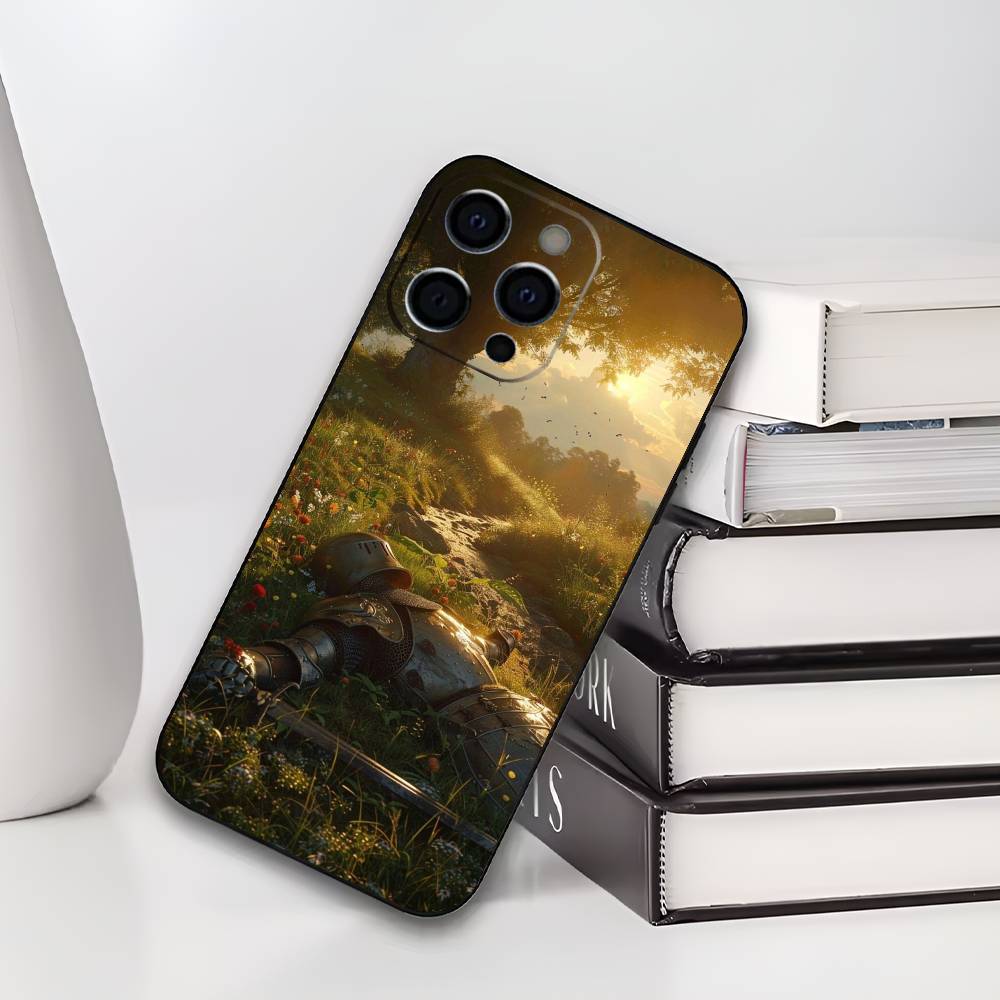 K-Kingdom C-Come D-Deliverance Phone Case For iPhone 17,16,15,14,13,12,11 Plus,Pro Max,XS,Soft Silicone Black Cover
