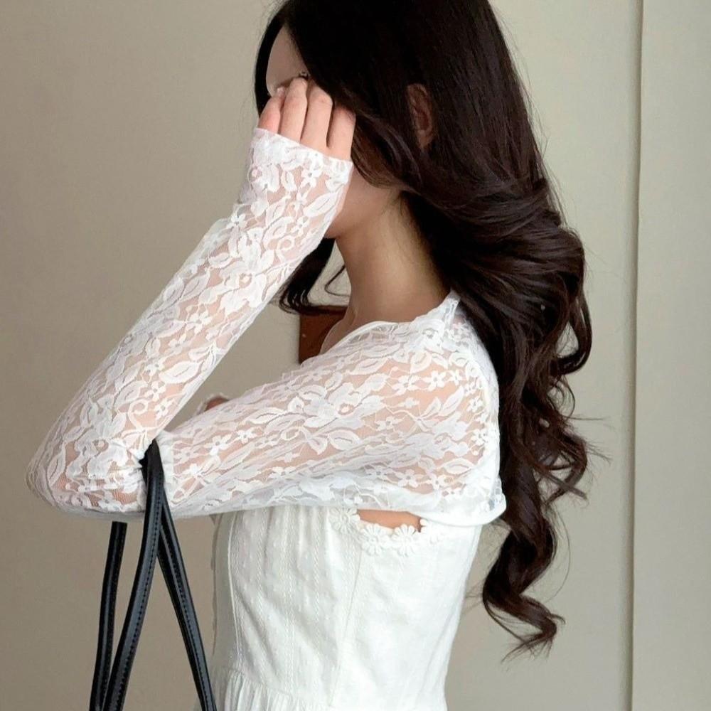 Breathable Elastic Flower Printed Shawl Lightweight Women's Summer Outerwear Beach