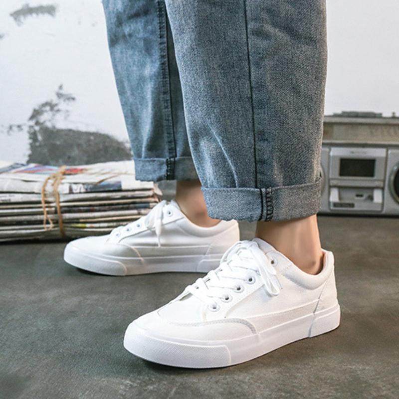 Мужская повседневная обувь, модные кроссовки, весна/осень 2024, дышащие, разноцветные, на шнуровке, дизайнерская мужская обувь, кроссовки из холста