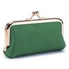 New Niche Change Bag Mini First-layer Cowhide Storage Bag Women's Fashion Mouth Red Envelope Small Clip Bag Tide