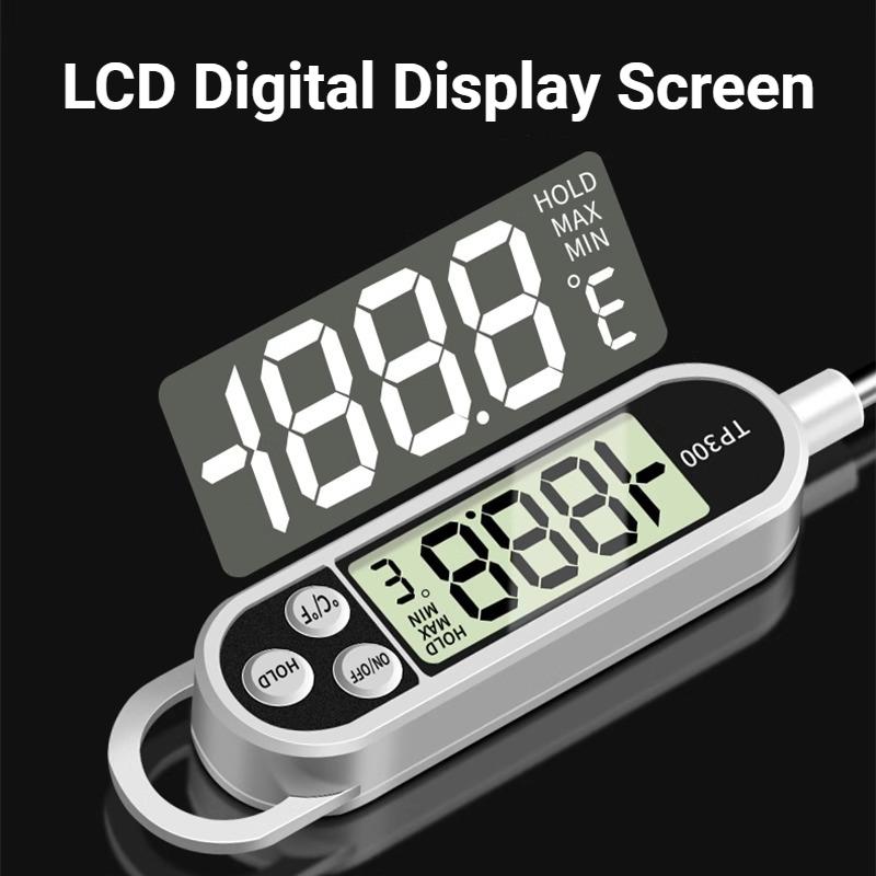 Digital Kitchen Thermometer Meat Water Milk Cooking Food Probe Barbecue Tool Multifunctional Thermometer Accurate