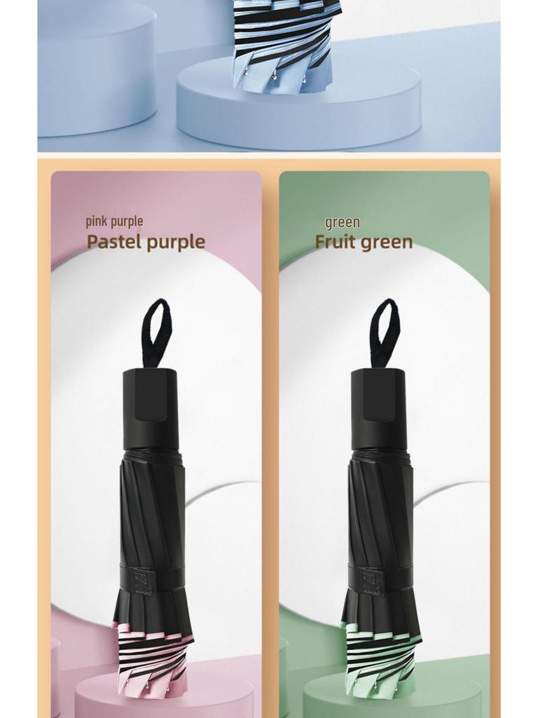 Большой зонт двойного назначения: Защита от солнца и водонепроницаемость, ручное складывание, для женщин - Бесплатная доставка