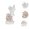 Solar Angel Statue Resin Sculpture Fairy Waterproof Outdoor Decor Garden
