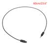 1.96Ft Toslink Male To Mini Plug 3.5Mm Male Цифровой оптический Spdif аудиокабель