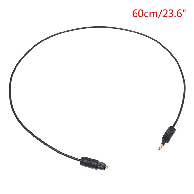 1.96Ft Toslink Male To Mini Plug 3.5Mm Male Цифровой оптический Spdif аудиокабель