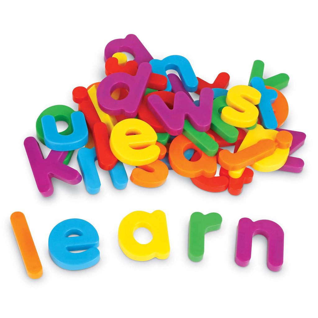 Learning Resources Jumbo Magnetic Lowercase LER 0451 Letters,