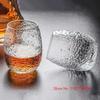 Cocoon Breaking Whiskey Rock Cup Manual Crystal Artwork Old Fashioned Silkworm Wine Drinking Glasses Japanese Style Whisky Glass
