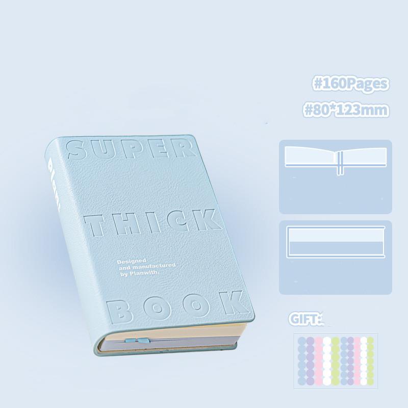 Macarone PU кожаный карманный ежедневник блокнот список дел блокнот цветная пустая страница школьные принадлежности обратно в школу