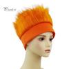 Волосатый костюм повязка на голову пустой верхний дизайн повязка на голову парик декор эластичный мягкий головной убор веер аксессуар для волос
