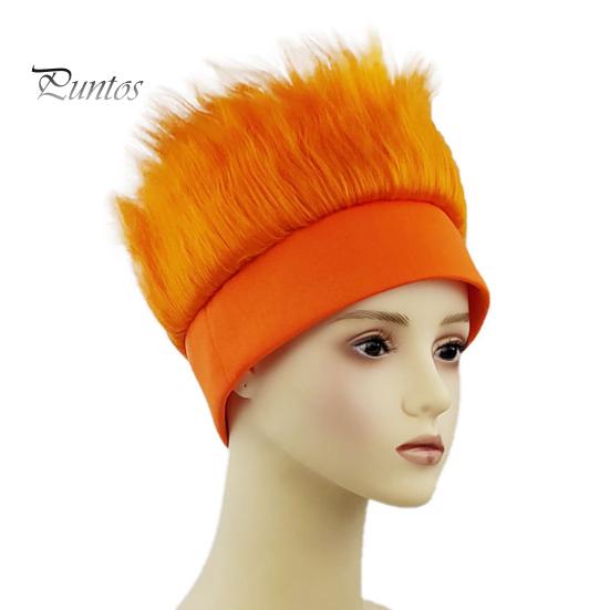 Волосатый костюм повязка на голову пустой верхний дизайн повязка на голову парик декор эластичный мягкий головной убор веер аксессуар для волос