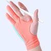 Artist Drawing Gloves for Women Pack Palm Rejection Hand Digital Graphics Tablet iPad Art Gloves 2 Finger Smooth Stretch Breathable for [2 Pink]