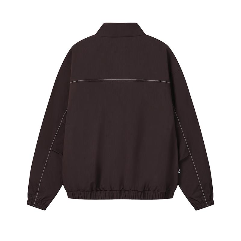 Fila Оригинальная Модная Личность Трендовая Минималистичная Классическая Ретро Спортивная Повседневная Универсальная Удобная Свободная Плетеная Куртка Мужские куртки F11M619708FBN