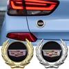 3D Metal Car Fender Side Emblem Sticker Window Rear Trunk Badge for Cadillac ATS BLS CT5 CTS STS XT6 XTS Escalade Deville DTS