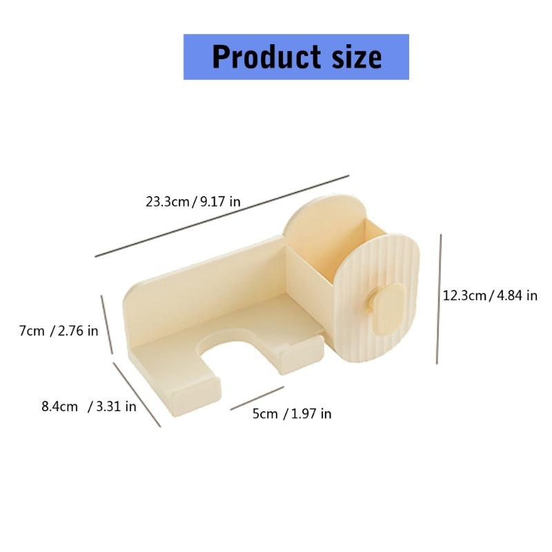 Adhesive Bathroom Hair Dryer Holder Vanities Storage Station For Styling Tools Makeup Accessories Easy Installation