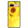 Для Google Pixel 7a 5G Чехол 6.1" Coque Цветы Черная Кромка Силикон ТПУ Мягкая Задняя Крышка Для Google Pixel7a 2023 Чехол для Телефона Fundas