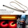 Motorcycle Strip Lights Turn Signal Replacement LED Lamp Red+Yellow 20cm