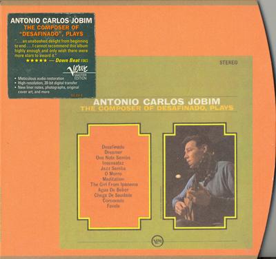 CD АНТОНИО КАРЛОС ЖОБИМ - Композитор Desafinado, играет 5214312 Verve Records 1997 UK Джаз Б/У