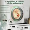 Mini Portable Dryer 2.5kg. 5 Programs. 800/400W. Front Loading. Stackable/Wall/Freestanding. White