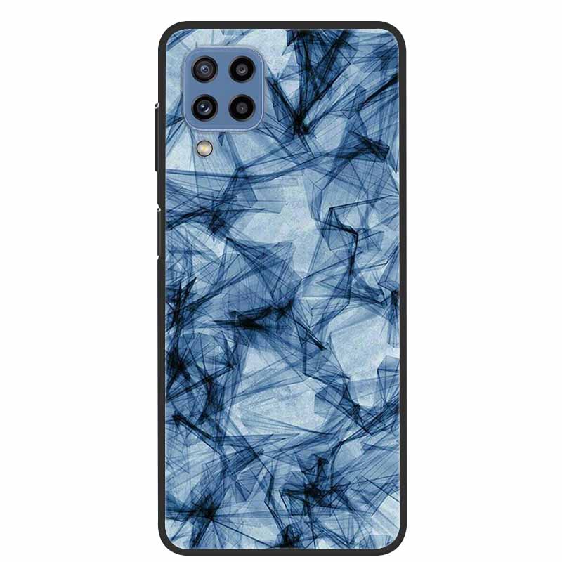Для Samsung Galaxy A12 Чехол Мраморный ТПУ Силикон Мягкий Чехол для Телефона Для Samsung Galaxy M12 Чехол Samsung F12 Защита Подарок Новый Para
